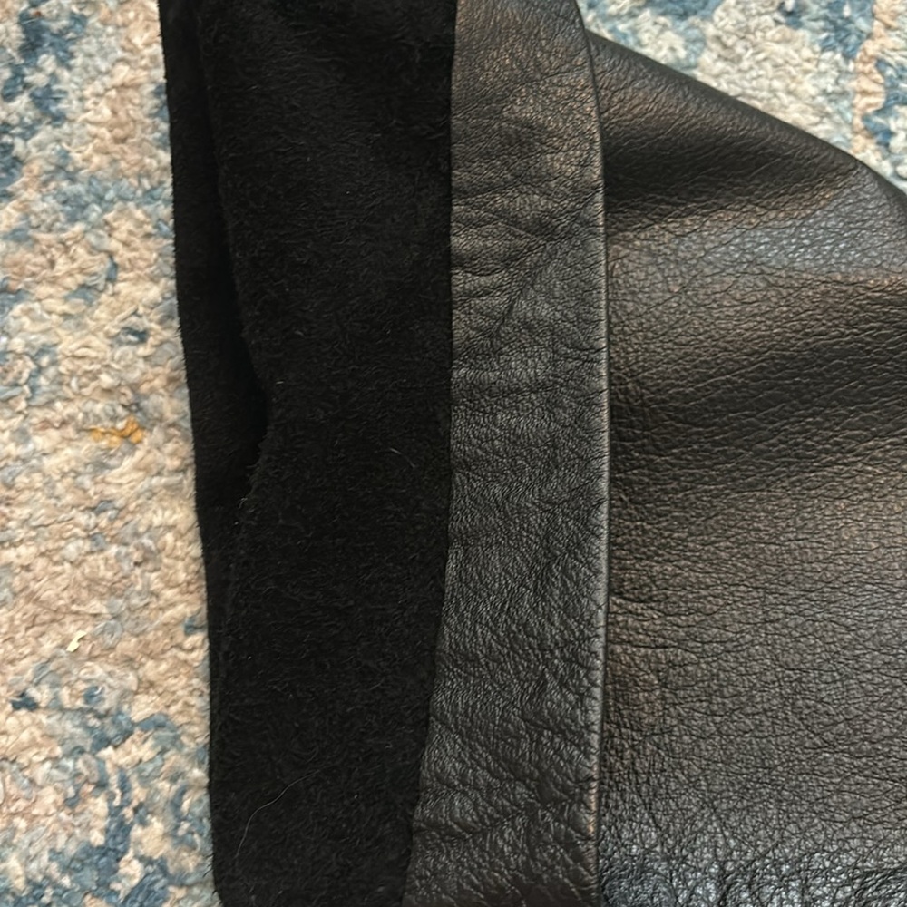 Steve Madden black leather pants size 6 - Picture 6 of 6